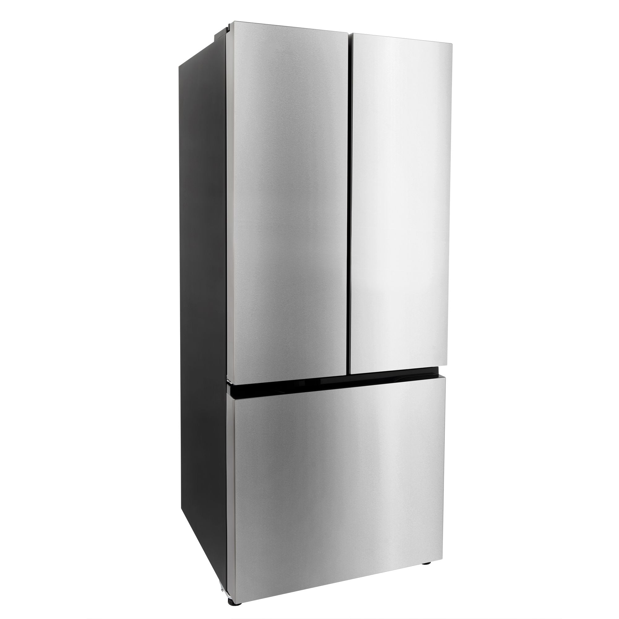RecPro RV Refrigerator | 12V | 16 Cubic Feet | French Doors | Stainless