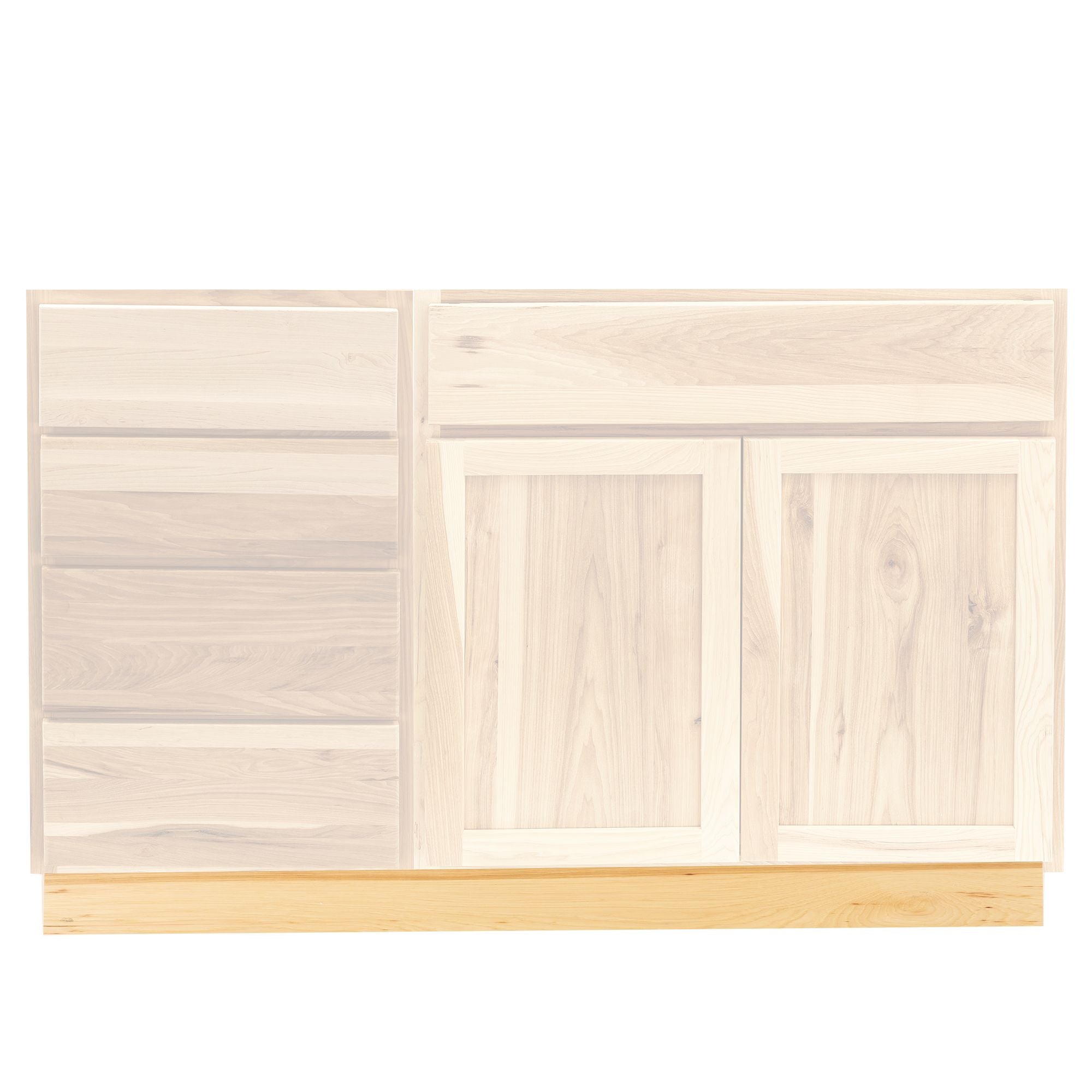 RV Cabinet Toe Kick | Rustic Hickory