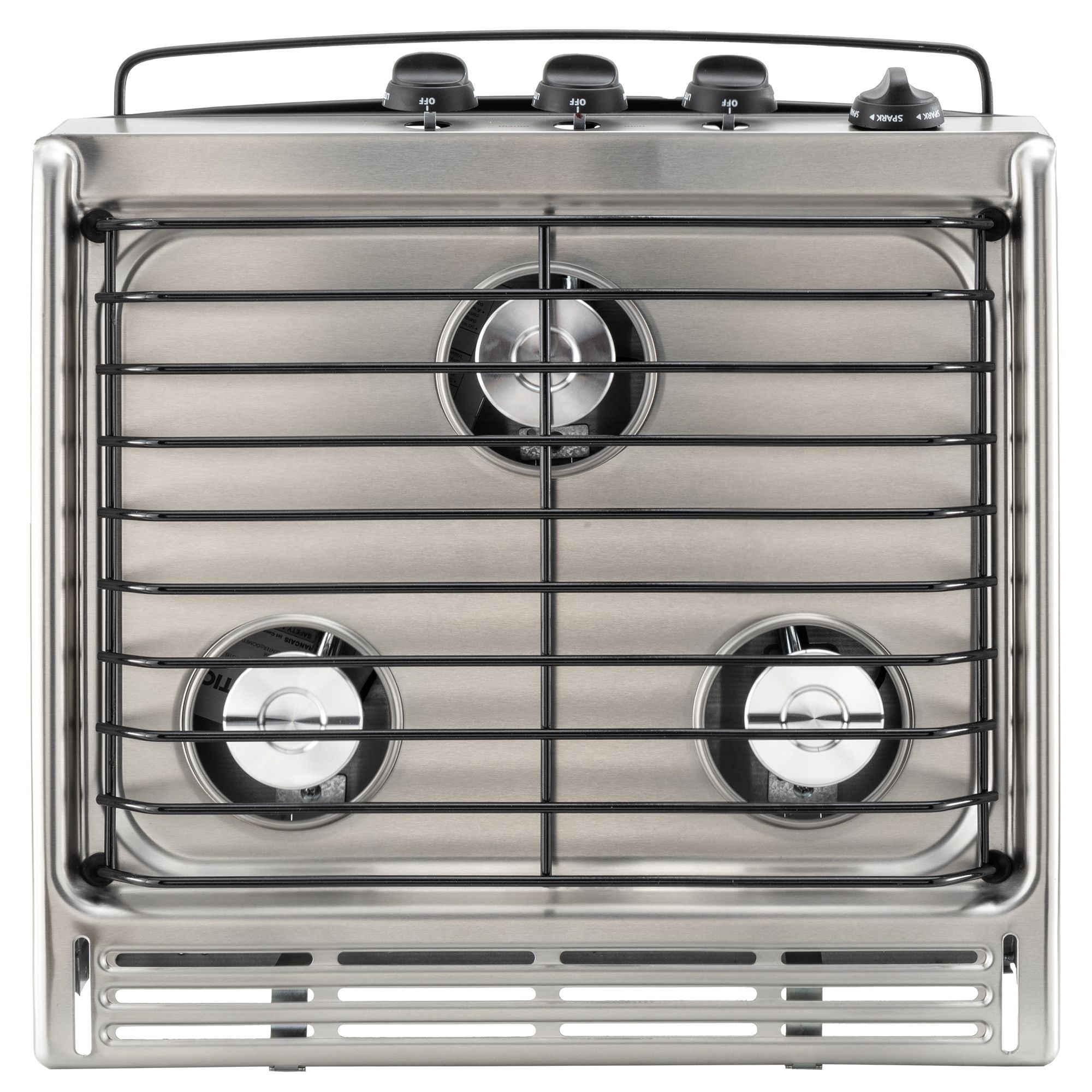 Atwood RV 3 Burner Gas  Cooktop | Silver
