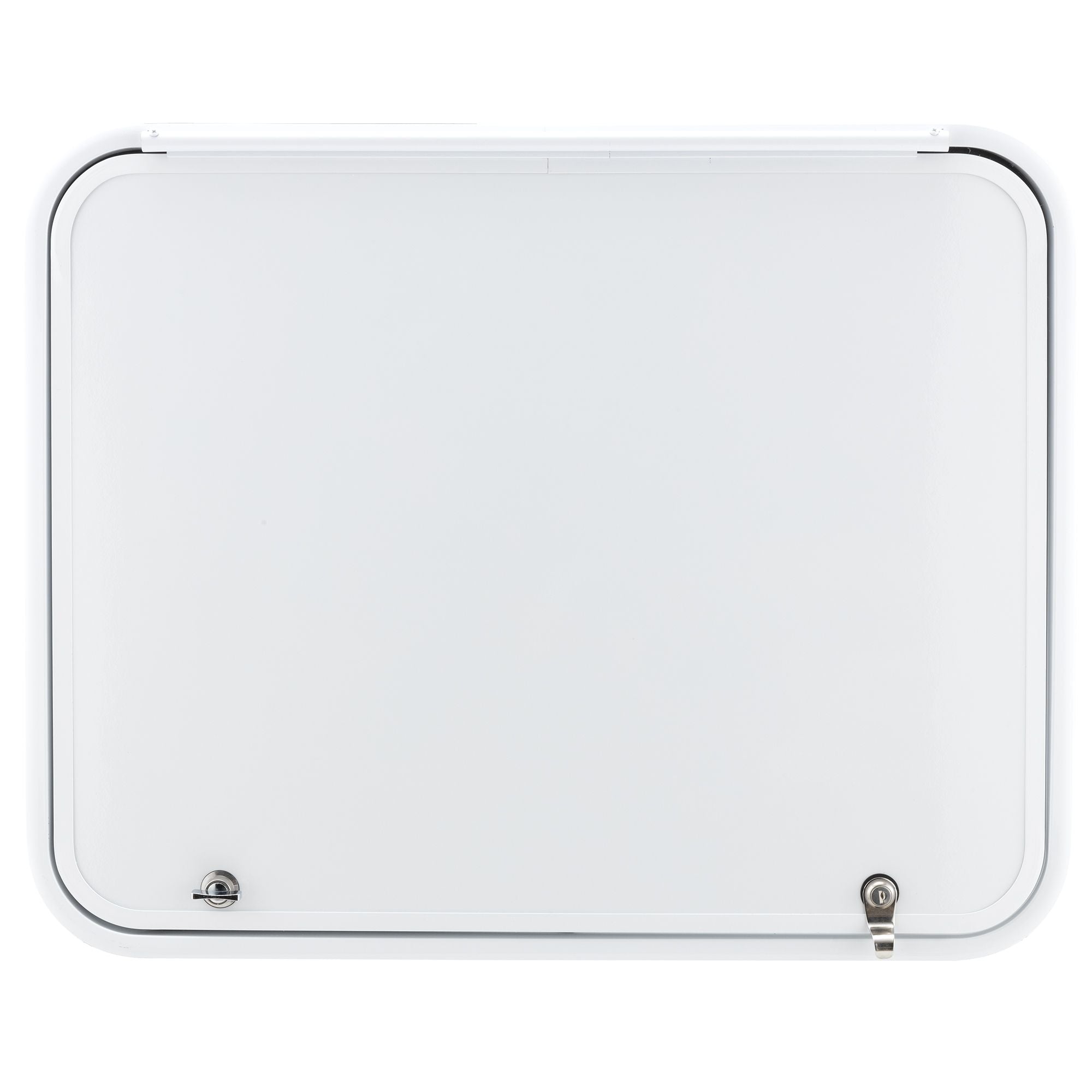 RV Compartment Door | Round | White | 30" X 24"
