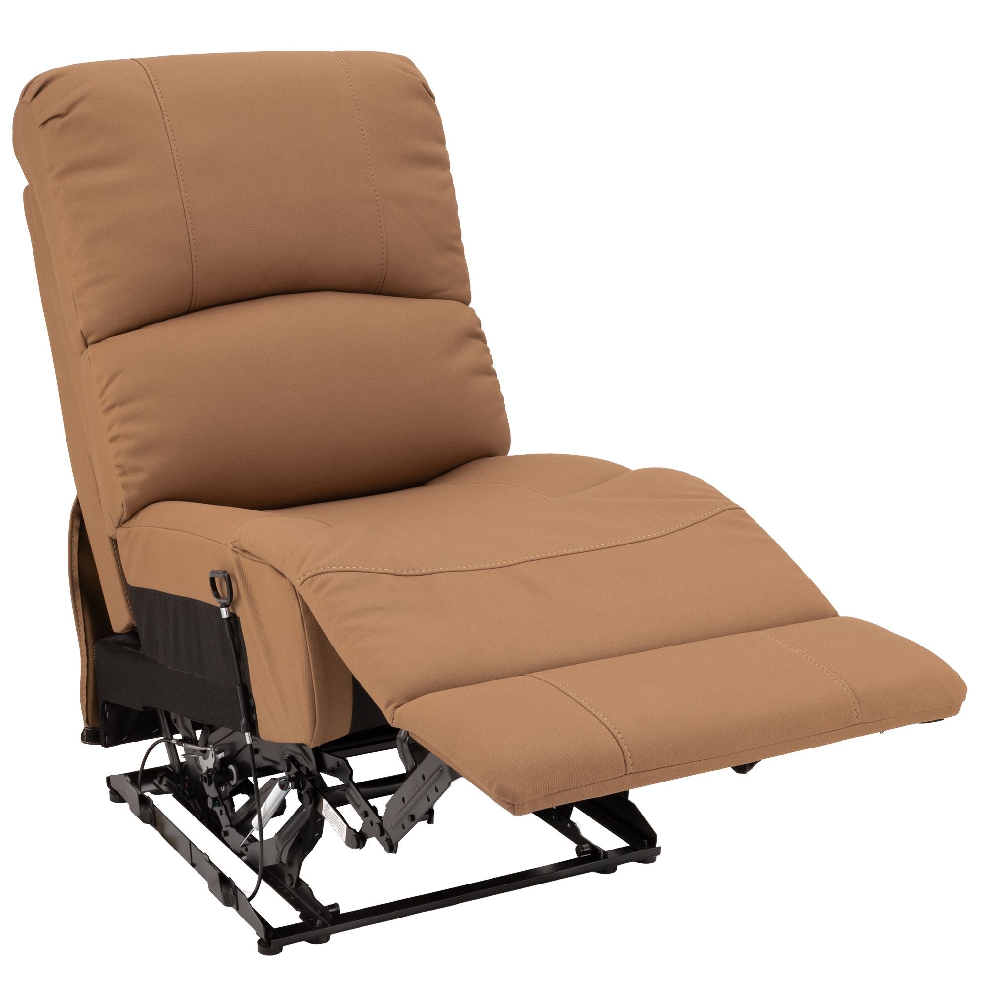 RV Sofa 22" Fold Down Center Console with Cupholders and USB-A and USB-C Outlets