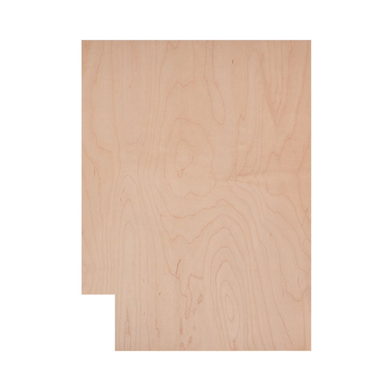 RV Base Cabinet Left & Right Side End Panel | Unfinished Maple