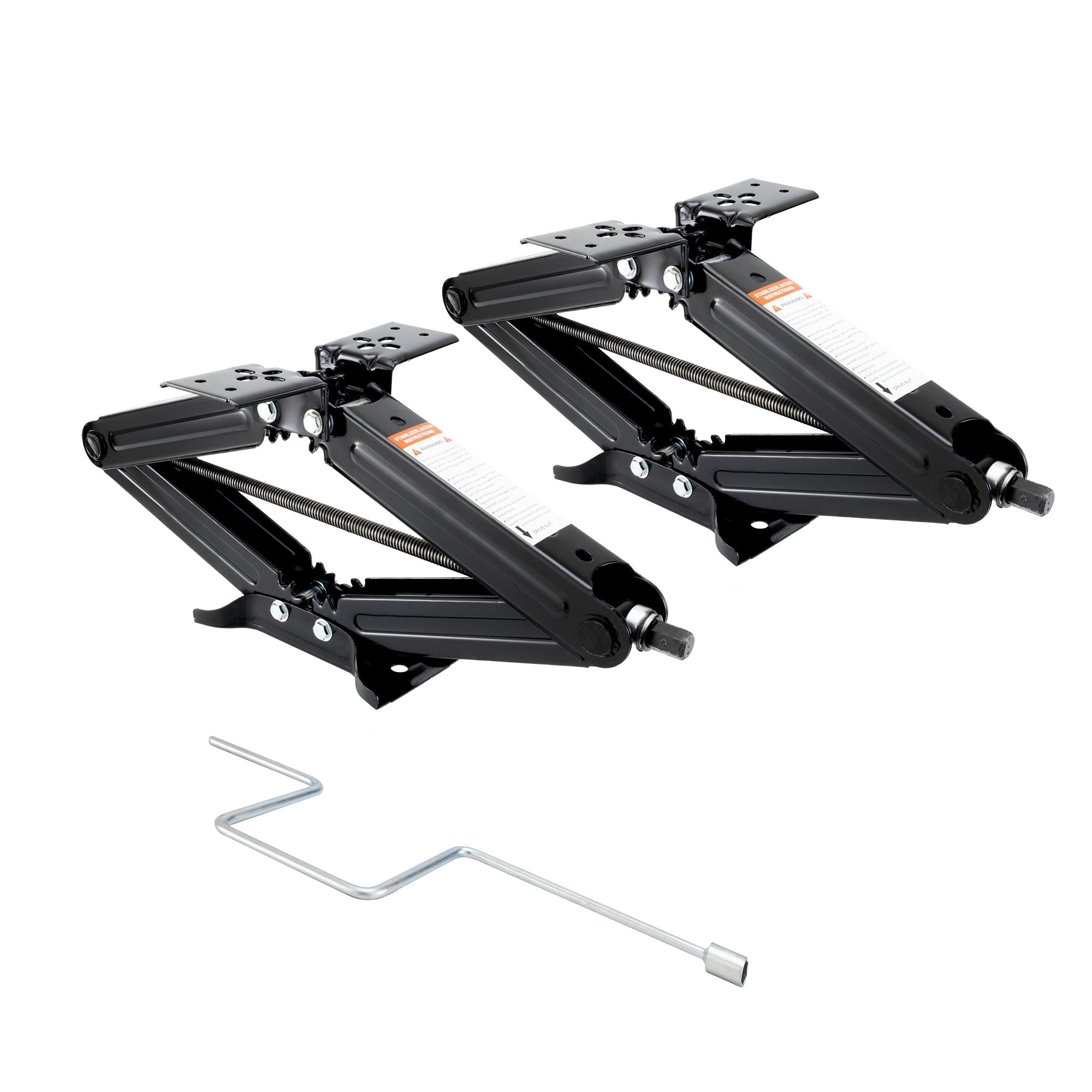 RV Scissor Jacks | 5000 lb. | 24" | Stabilizers & Leveling | With Handle