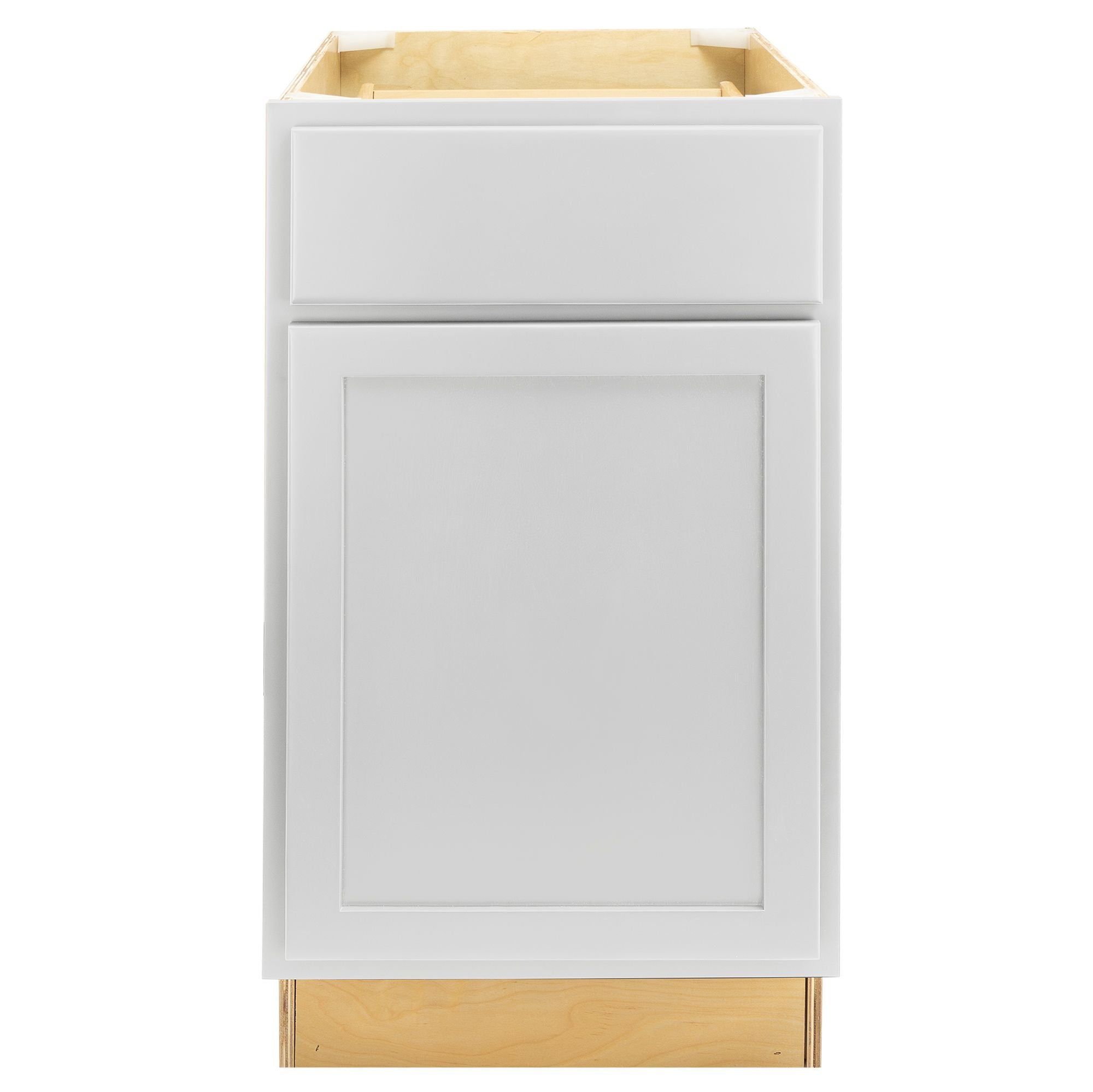 RV Waste Basket Base Cabinet | Pure White
