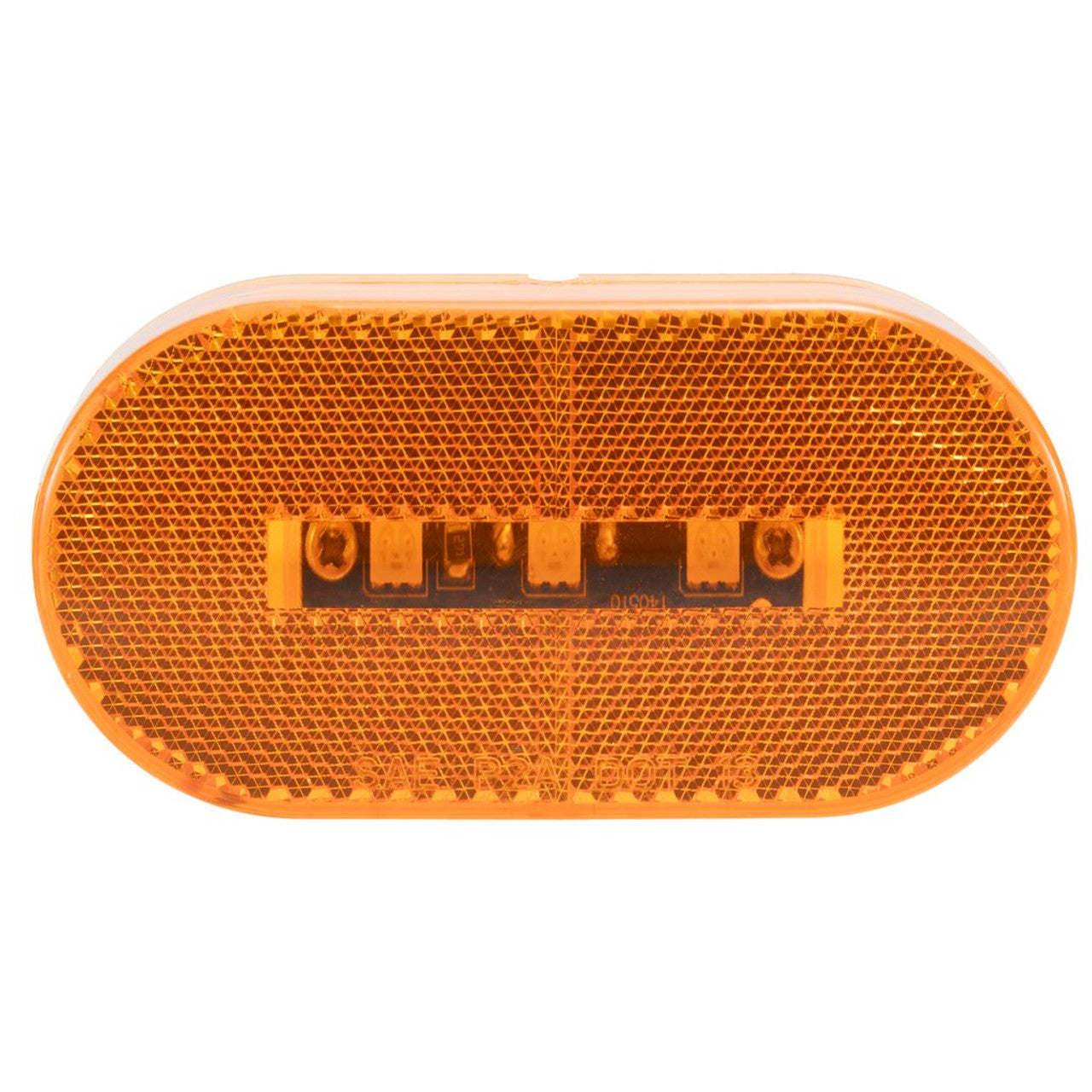 RV Trailer Marker Light | Oblong LED Amber/Amber | Side Clearance Lights for Exterior Visibility & Safety