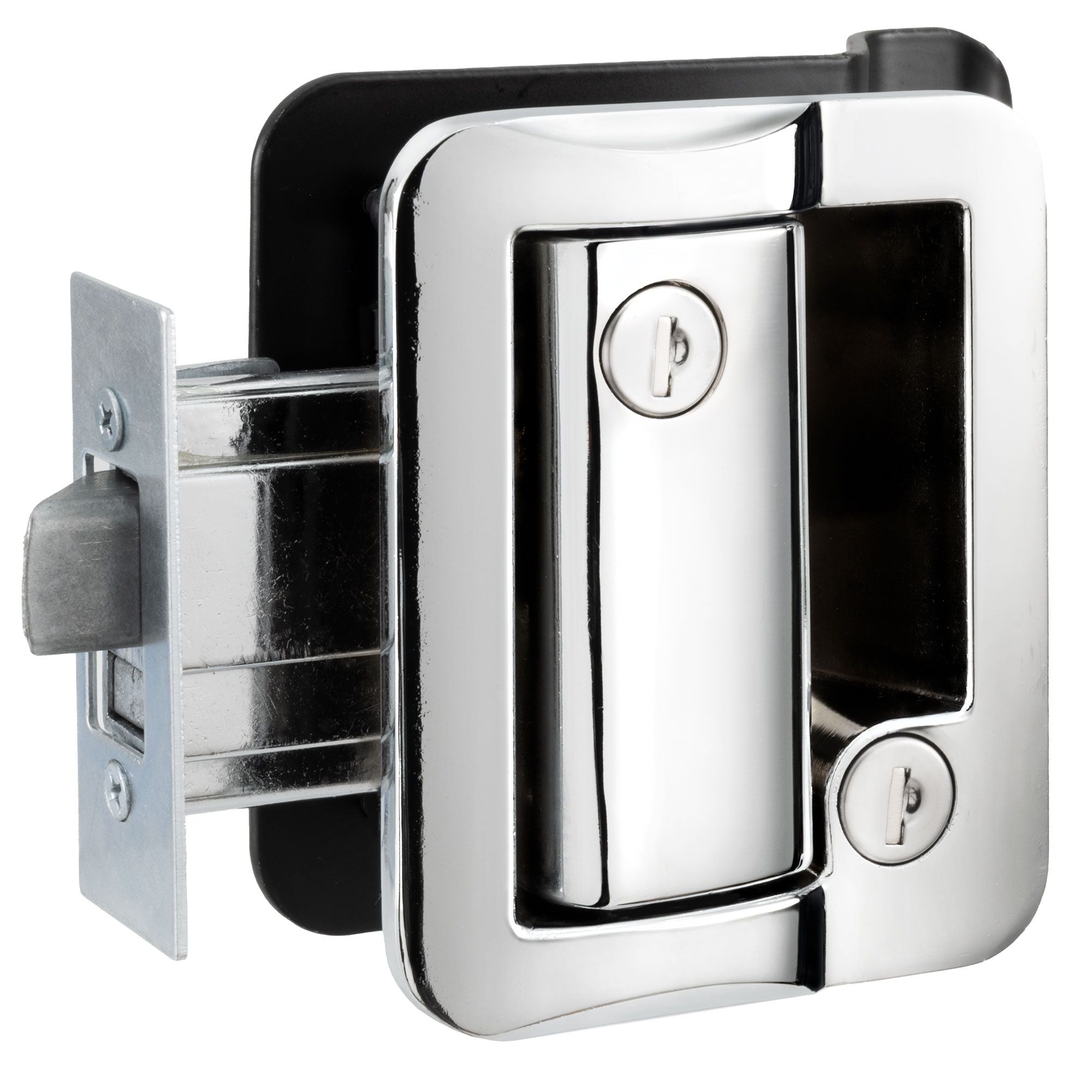 RV Door Lock | Paddle Entry with Deadbolt | Chrome