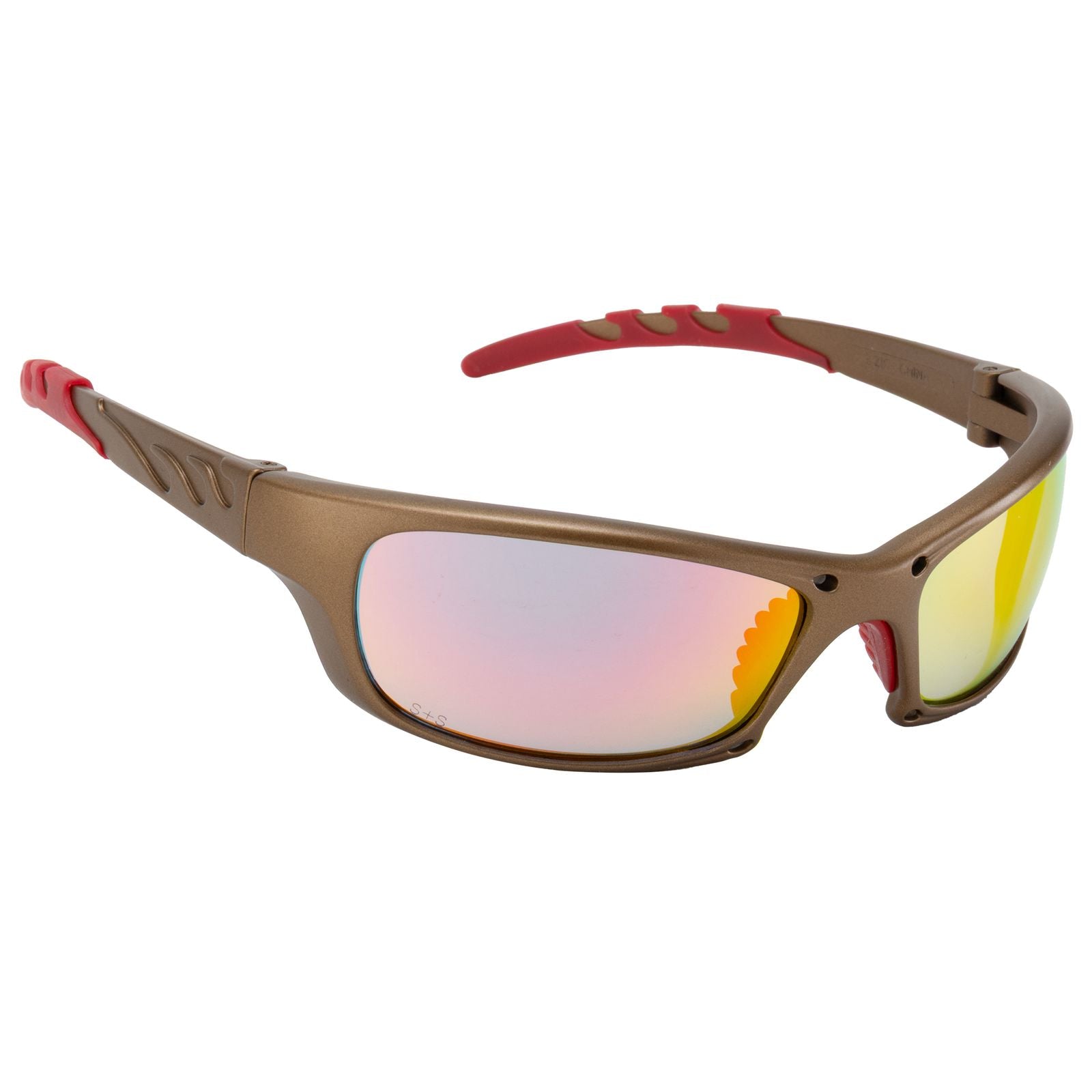 Safety Glasses | SAS Safety GTR Eyewear | Iridium Lens/Gold Frame