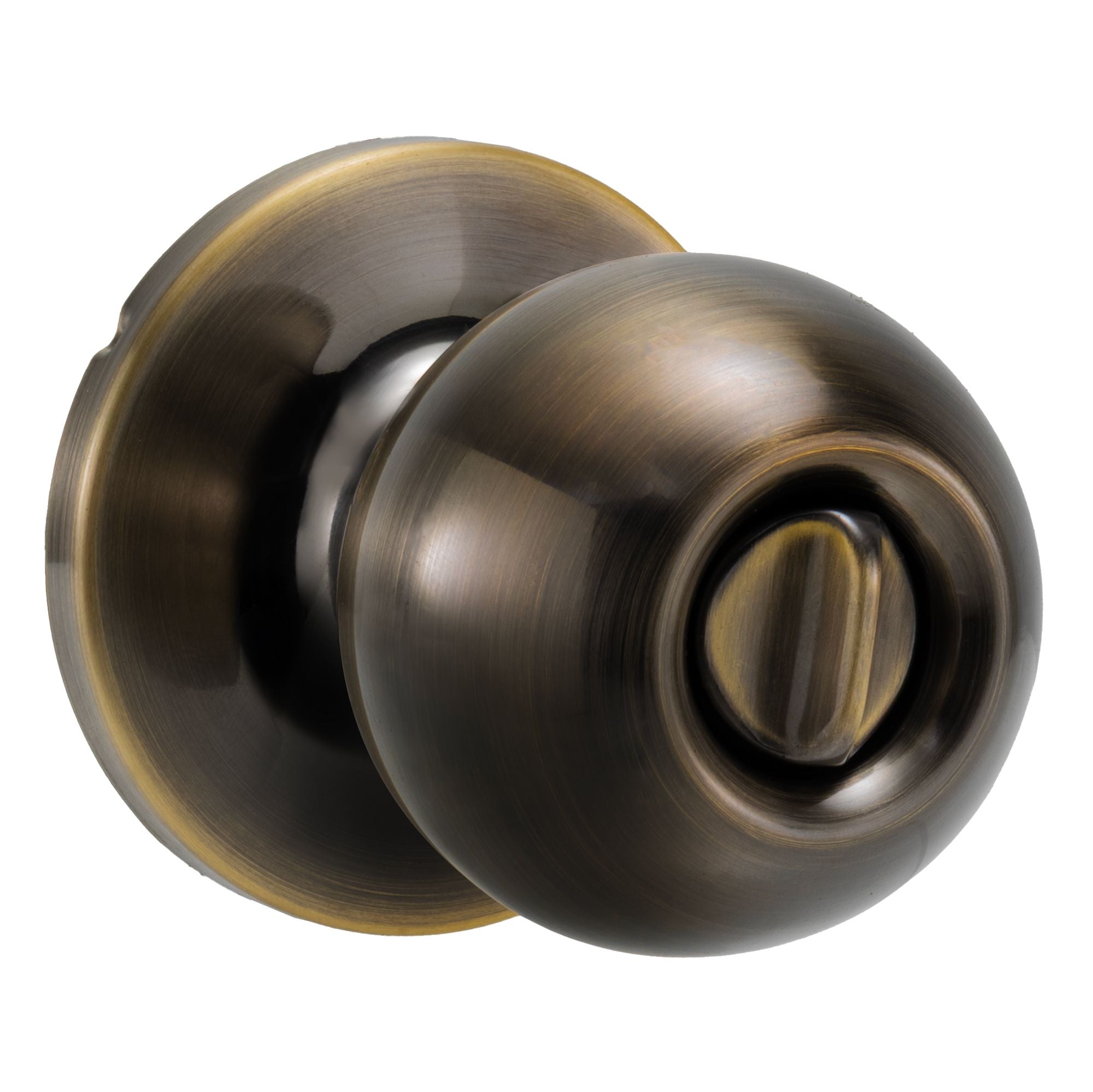 Ultra Security Entry Lock Set - Antique Brass | P/N 83478