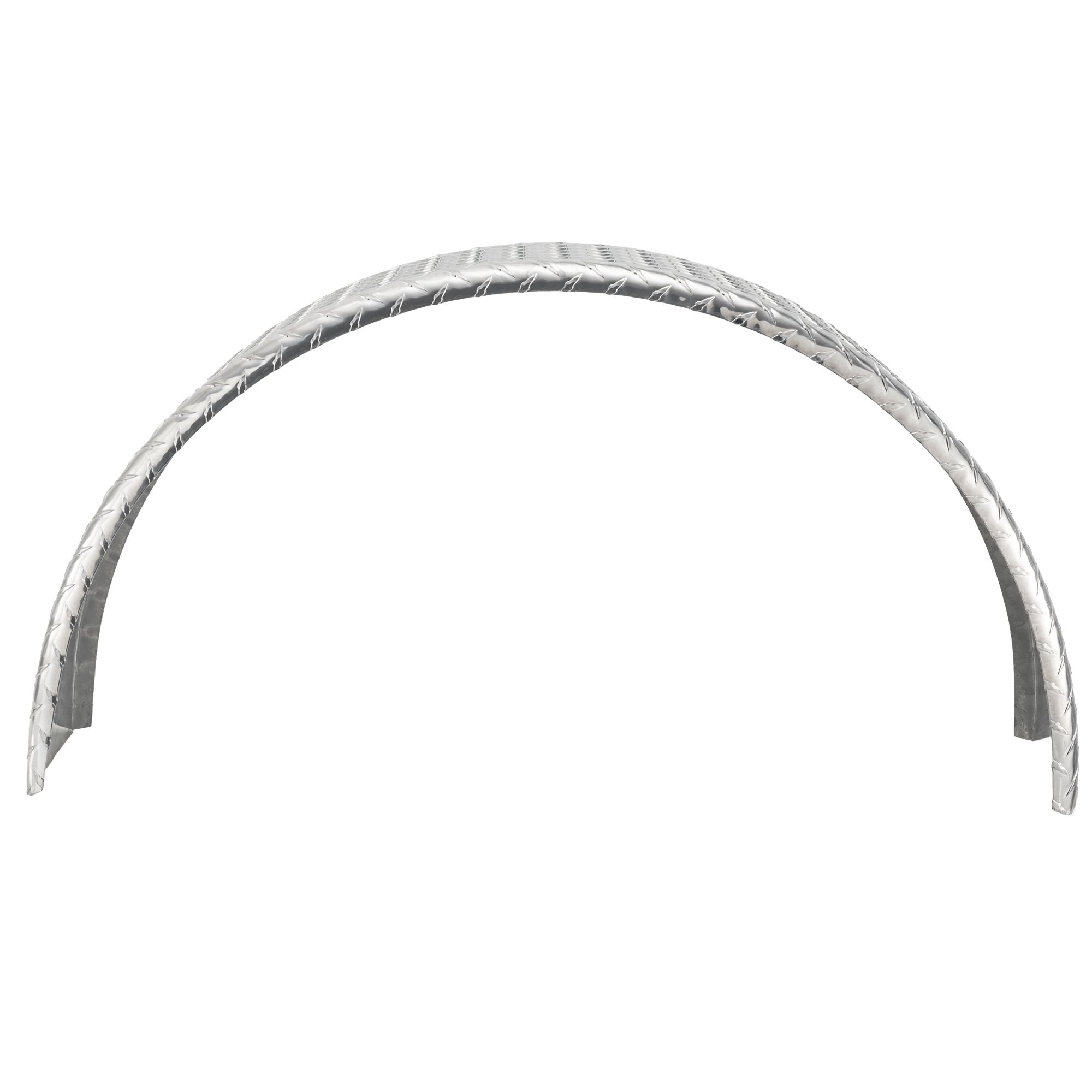 Trailer Fender 10x34x17 | Aluminum Diamond Round Top