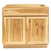 RV Sink Base Cabinet | Rustic Hickory