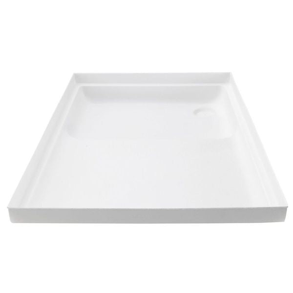 RV Shower Pan Toilet Mount Combo 23" x 35" Corner Drain | White