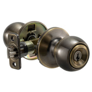 Ultra Security Entry Lock Set - Antique Brass | P/N 83478