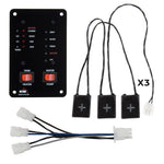 RV Tank Sensor Monitor Panel Kit with Probeless Adhesive Sensors