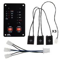 RV Tank Sensor Monitor Panel Kit with Probeless Adhesive Sensors