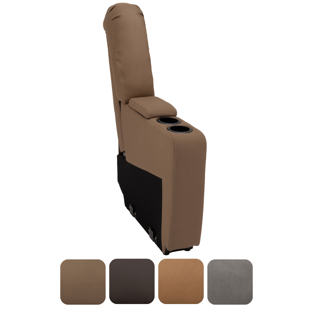 RV Sofa 6" Center Console with Cupholders and Storage