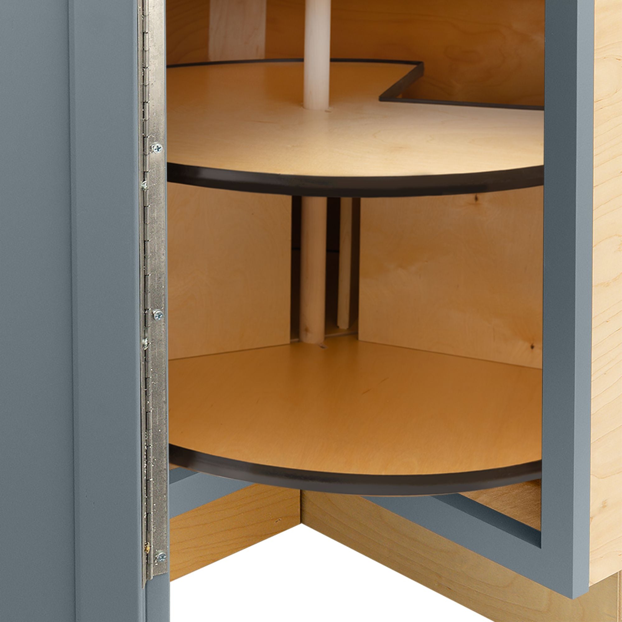 RV Lazy Susan Base Cabinet | Needlepoint Navy
