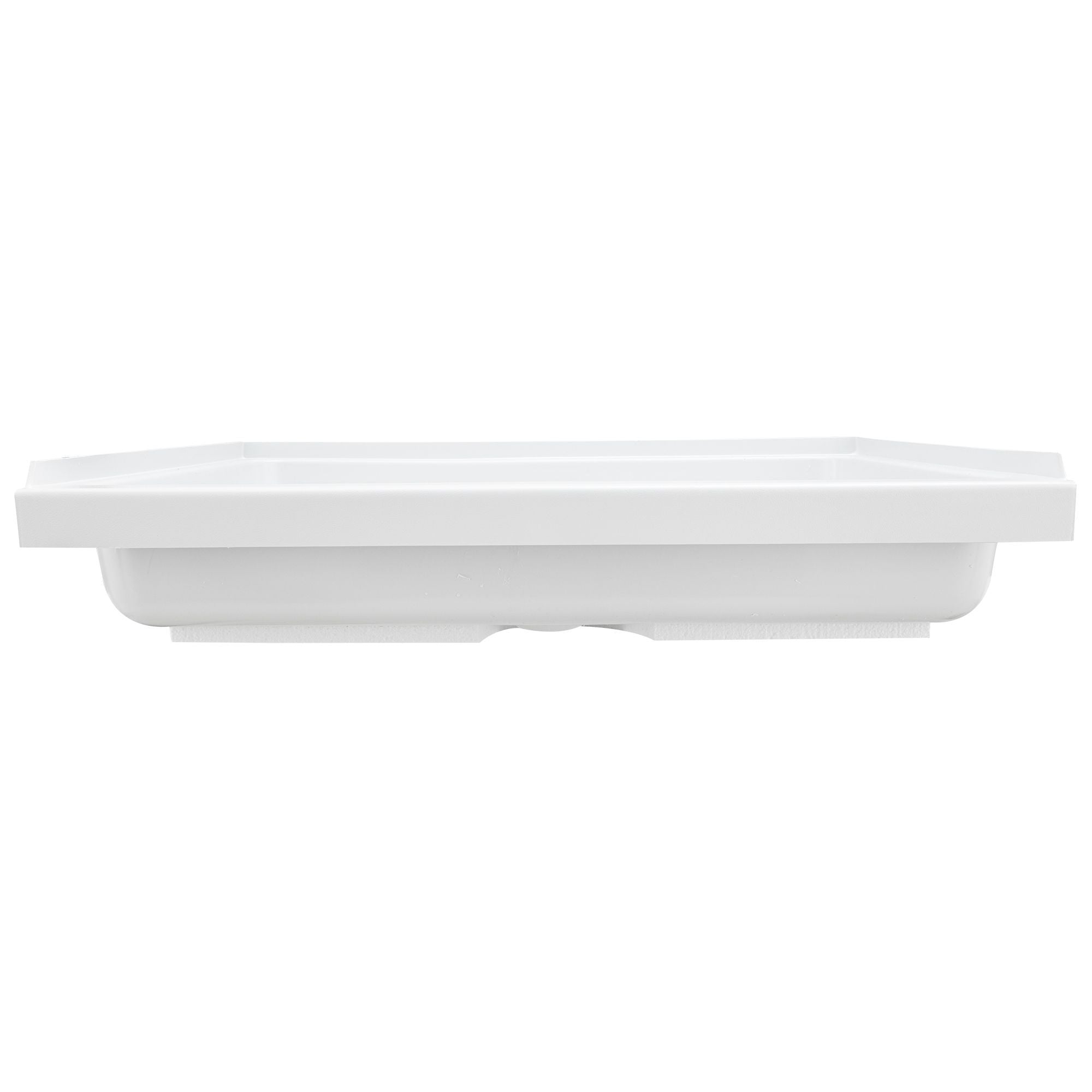 RV Shower Pan 30" x 36" Center Drain | White