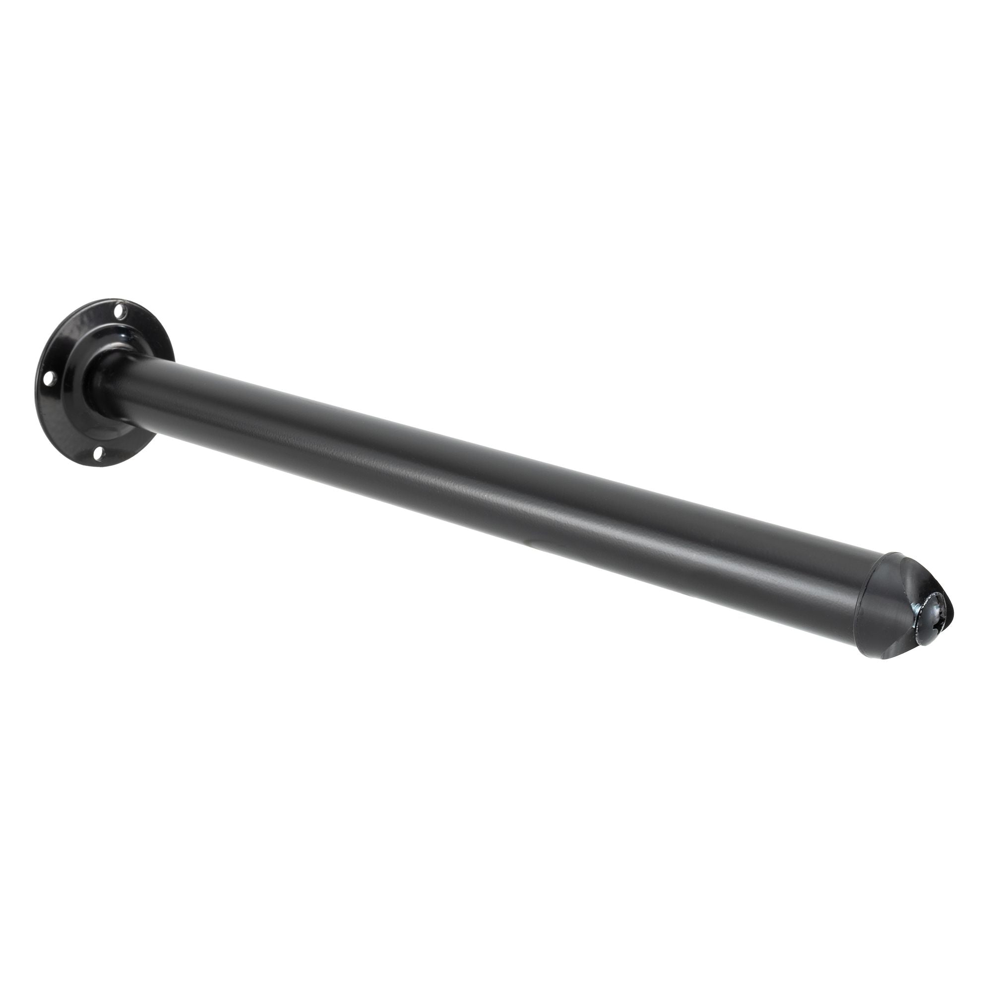 RV Ladder Replacement Support Peg Assembly with Tube and Brackets 8" | Black