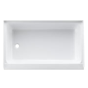 RV Shower Pan 40" x 24" x 5" Left Drain | White