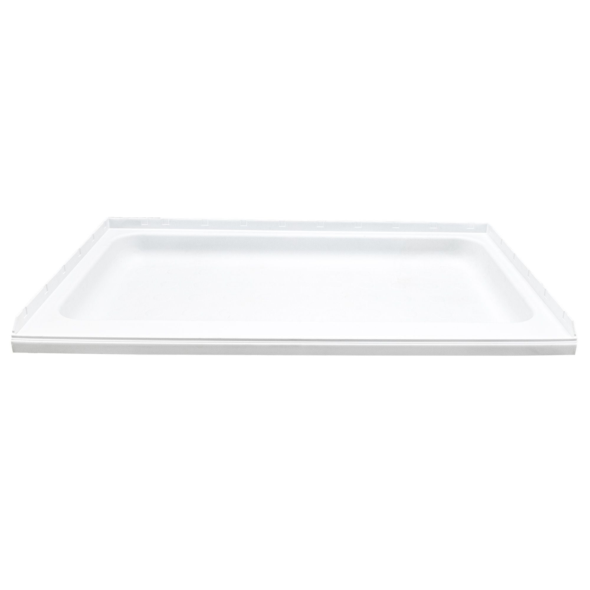 RV Shower Pan 40" x 24" x 5" Center Drain | White