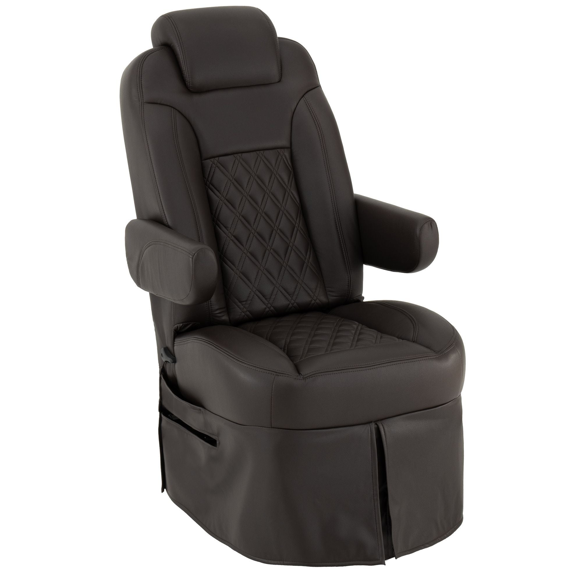 Camper Comfort RV Captain's Chair Set | Driver and Passenger | Ultrafabrics® Brisa® Coffee Bean