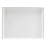 RV Shower Pan 23" x 30" x 4" Left Drain | White