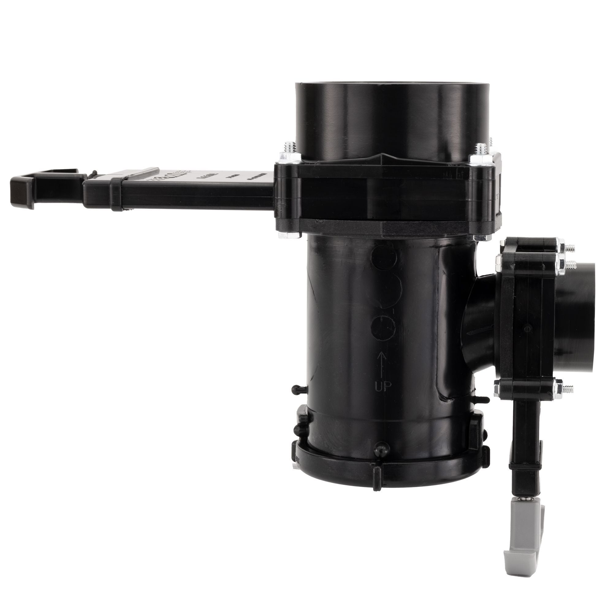 RV Waste Valve Dual Tee | 3" Hub x 1 ½" Hub