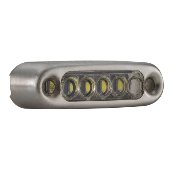 RV LED Outdoor Lights | Surface Mount | Stainless Steel Trim | 15 Lumens Exterior Safety & Accent Lighting