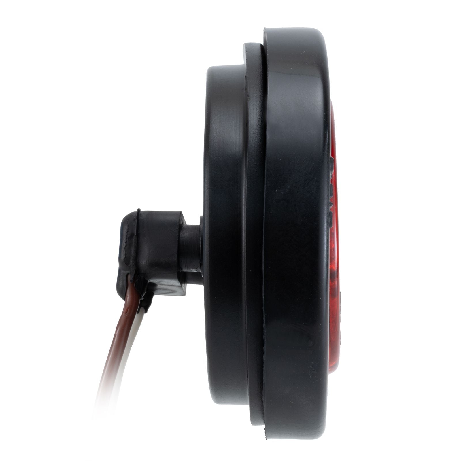 2" Red Round LED Trailer Tail Light | Includes Grommet & Wire