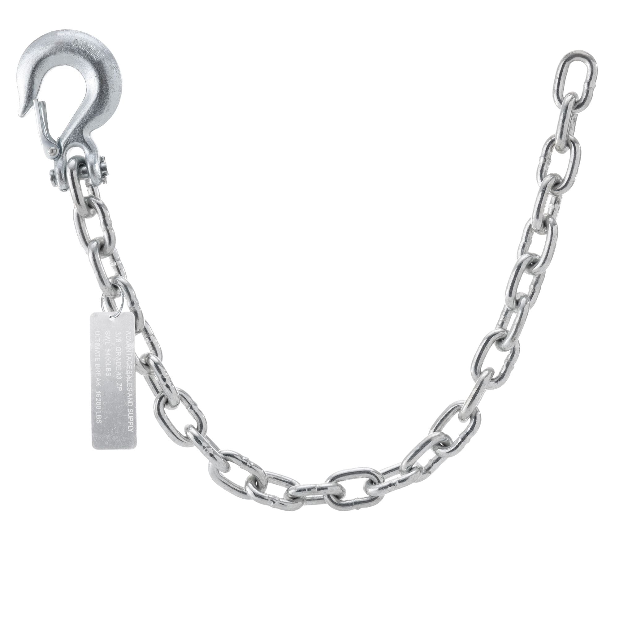 Trailer Safety Chain 36" x 3/8" | 5,400 lbs.