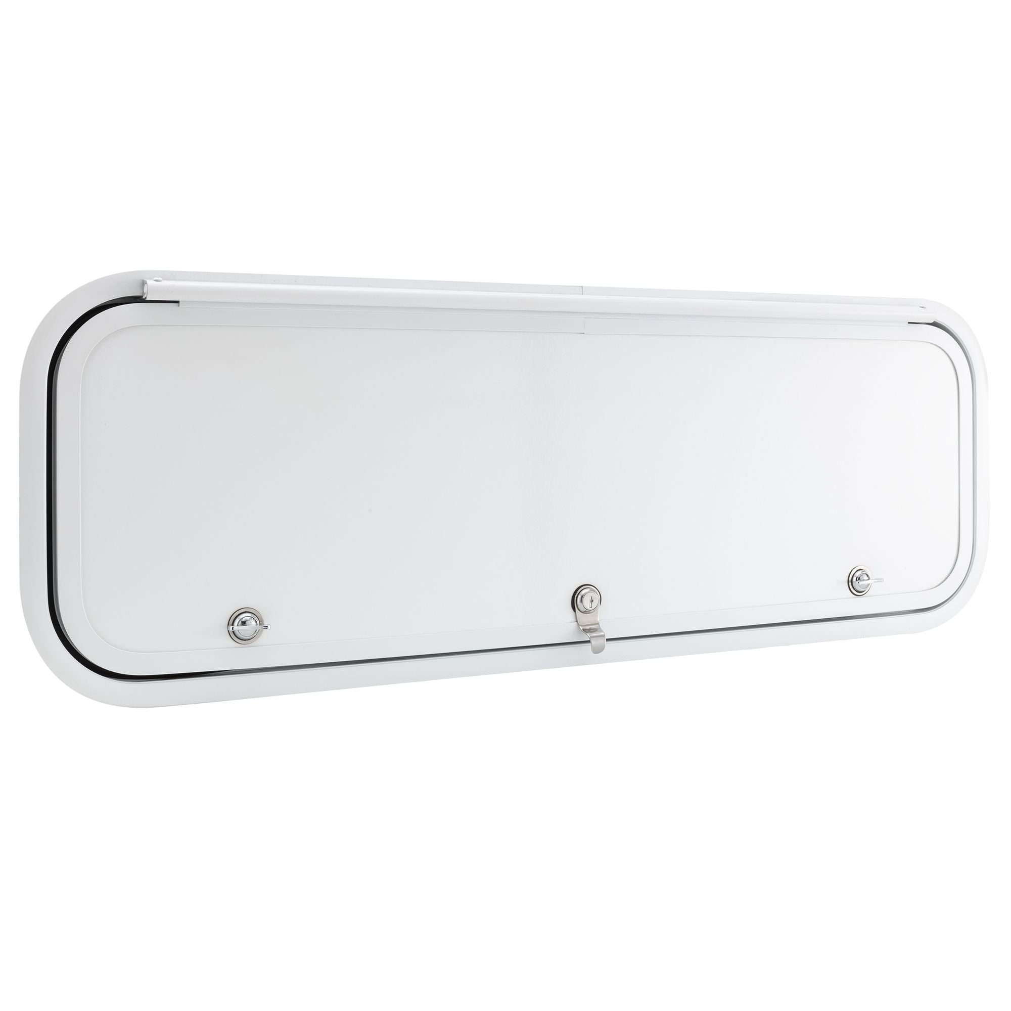 RV Compartment Door | Round | White | 36" X 12"