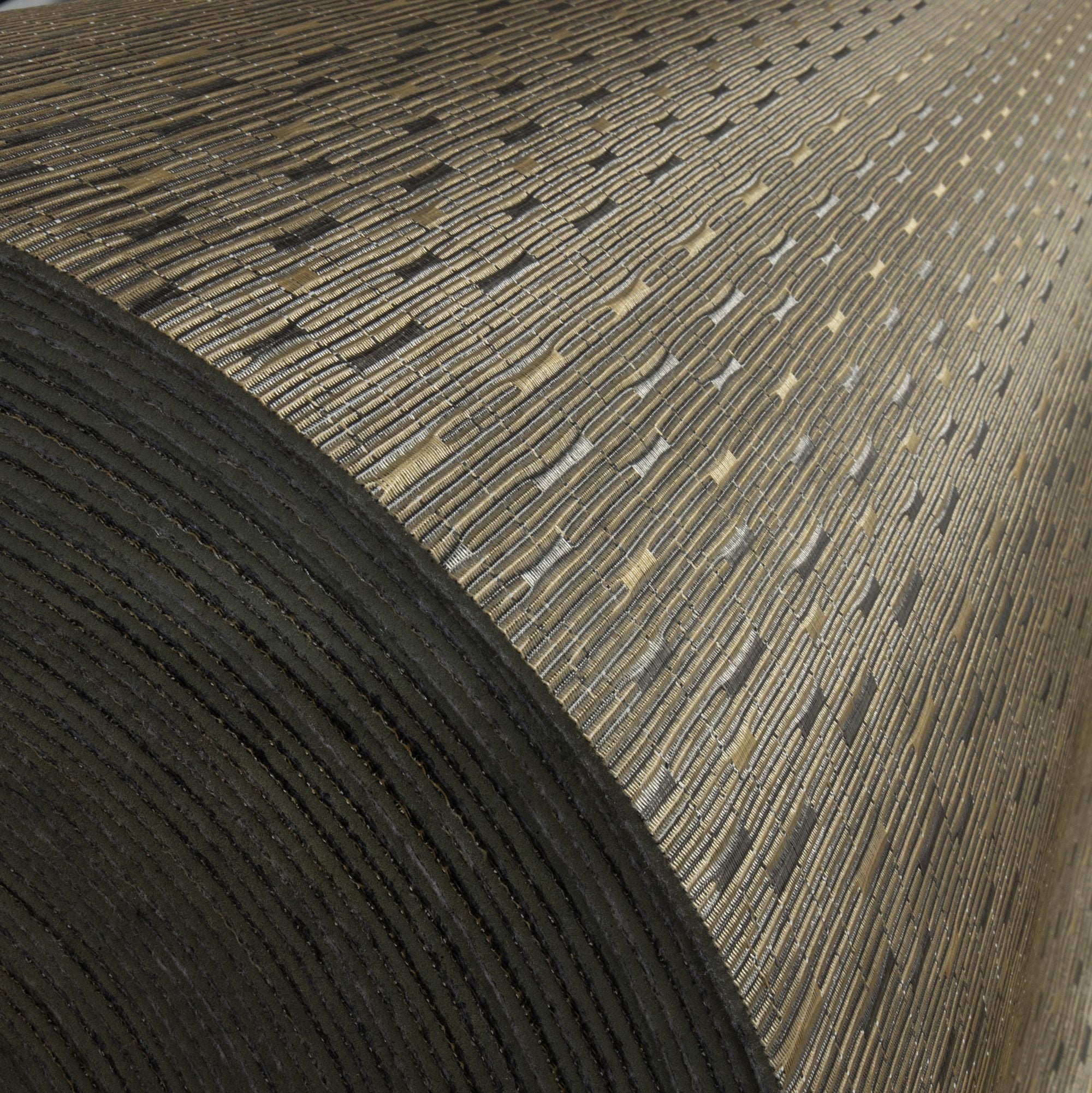 Tough Grade Marine & RV Woven Vinyl Thatch Flooring 8' 6" Tan