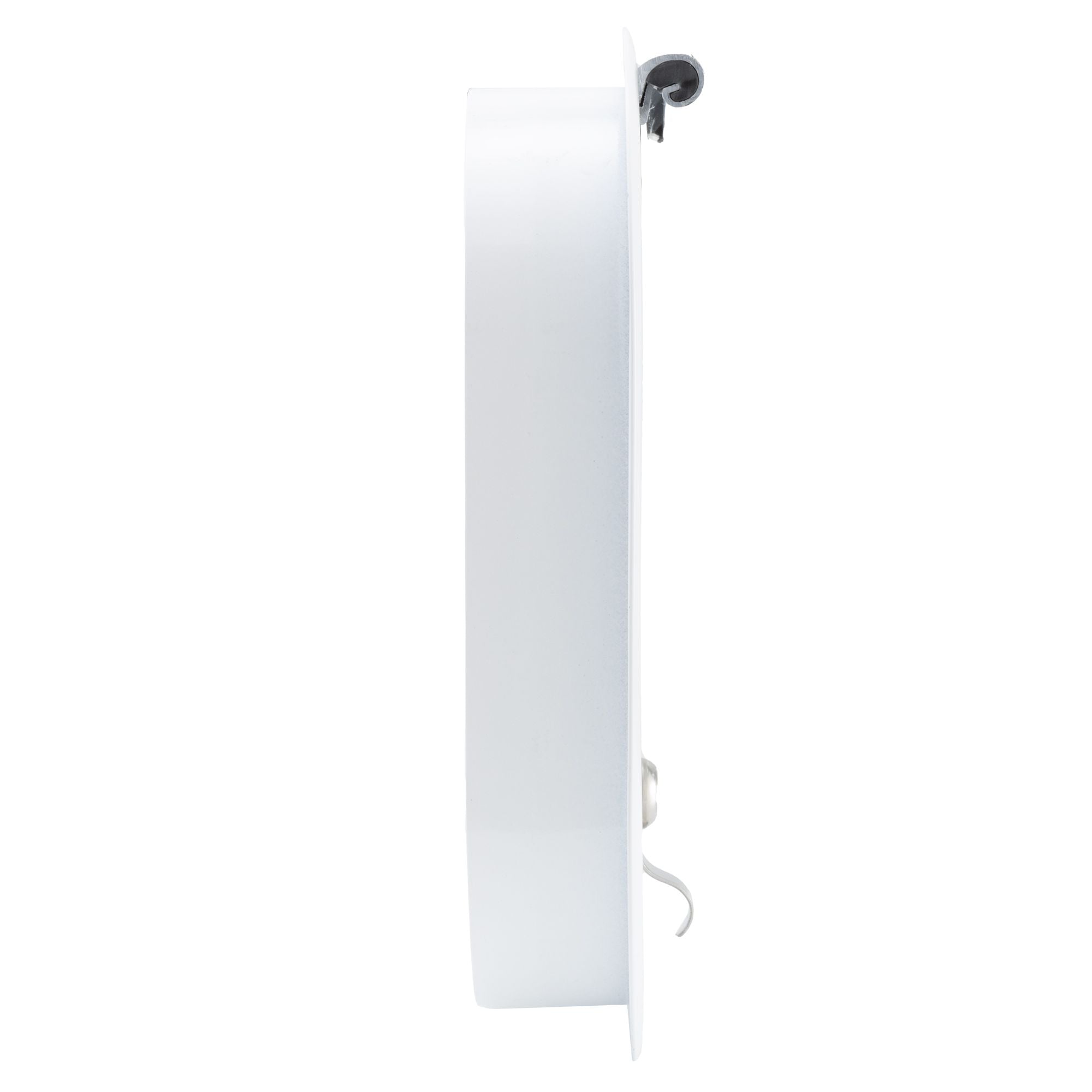 RV Compartment Door | Round | White | 18 ½" X 10"