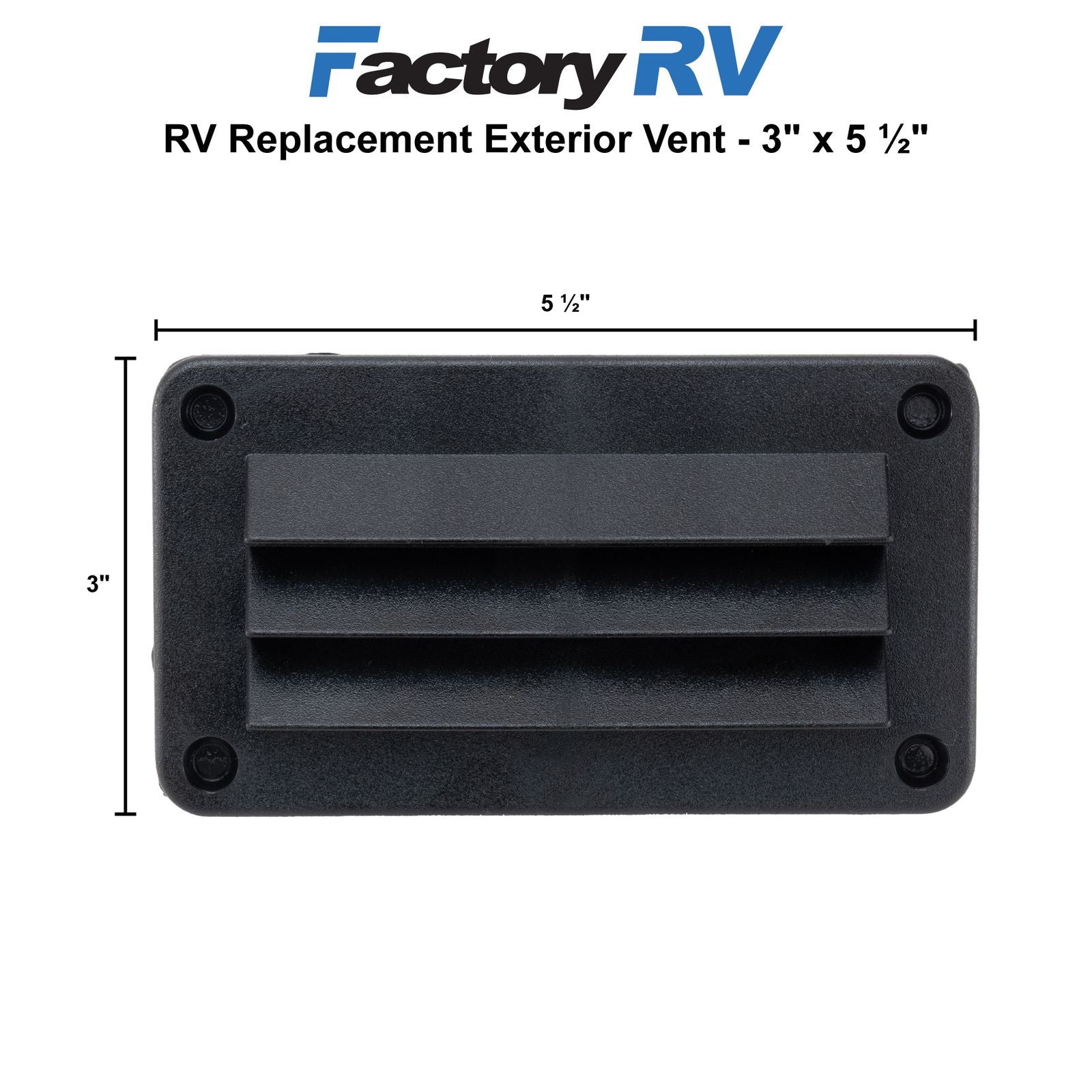Heng's RV Vent Exterior Replacement | 3" x 5 ½"