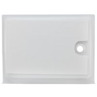 RV Shower Pan 32" x 24" x 5" Left Drain | White