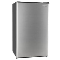 RecPro RV Refrigerator | 12 V | 3.3 Cubic Feet | Stainless Steel