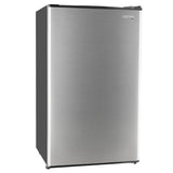 RecPro RV Refrigerator | 12 V | 3.3 Cubic Feet | Stainless Steel
