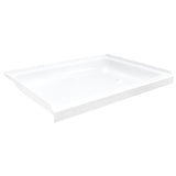 RV Shower Pan 32" x 24" x 5" Right with Drain | White