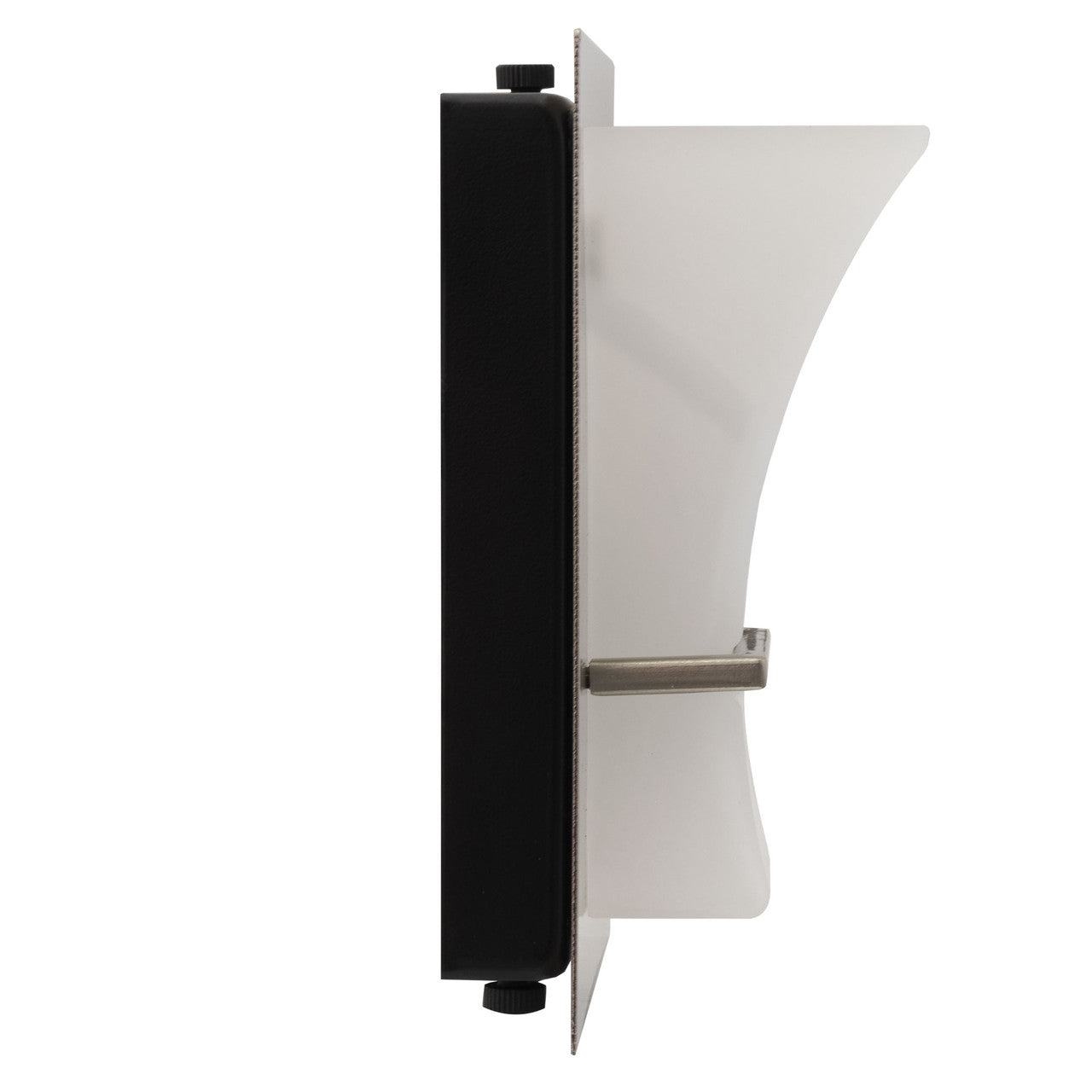 RV Wall Sconce Light | 12V LED | Interior Lighting | Frosted Glass Silver Finish
