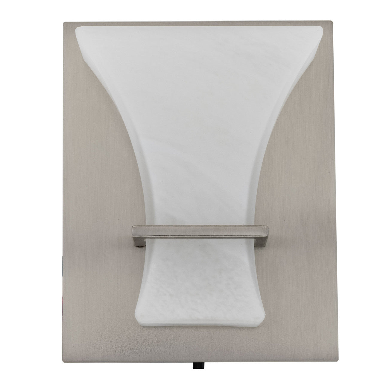 RV Wall Sconce Light | 12V LED | Interior Lighting | Frosted Glass Silver Finish