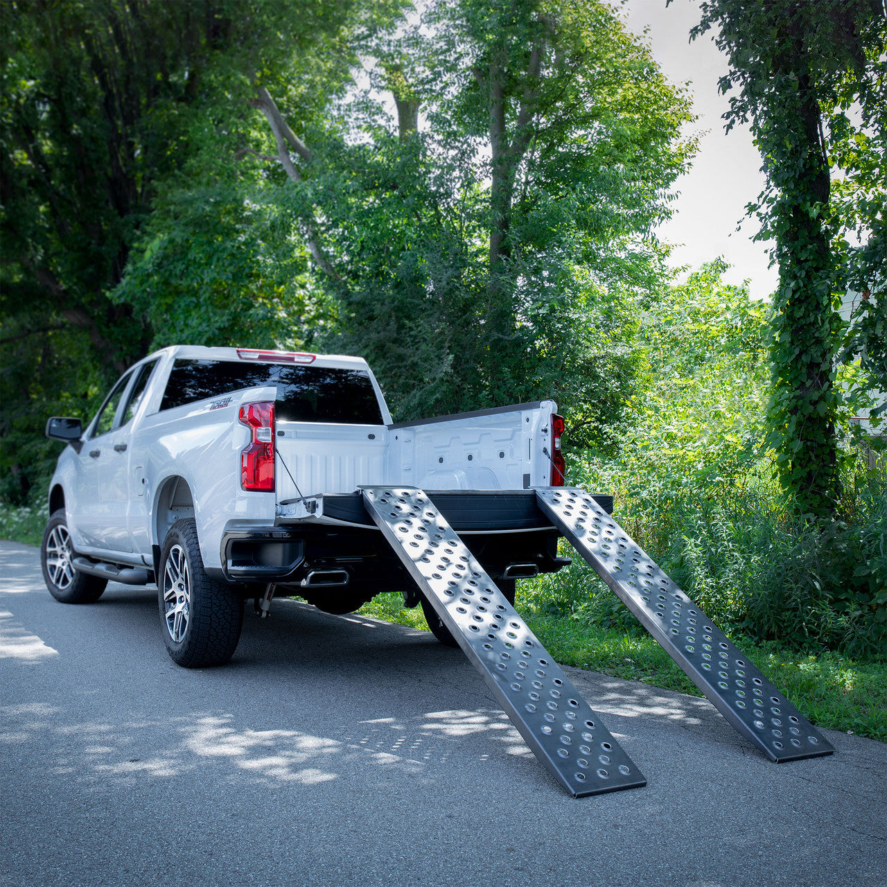 Trailer Ramps | 10ga Steel 72 x 12 w/ Mounting Brackets