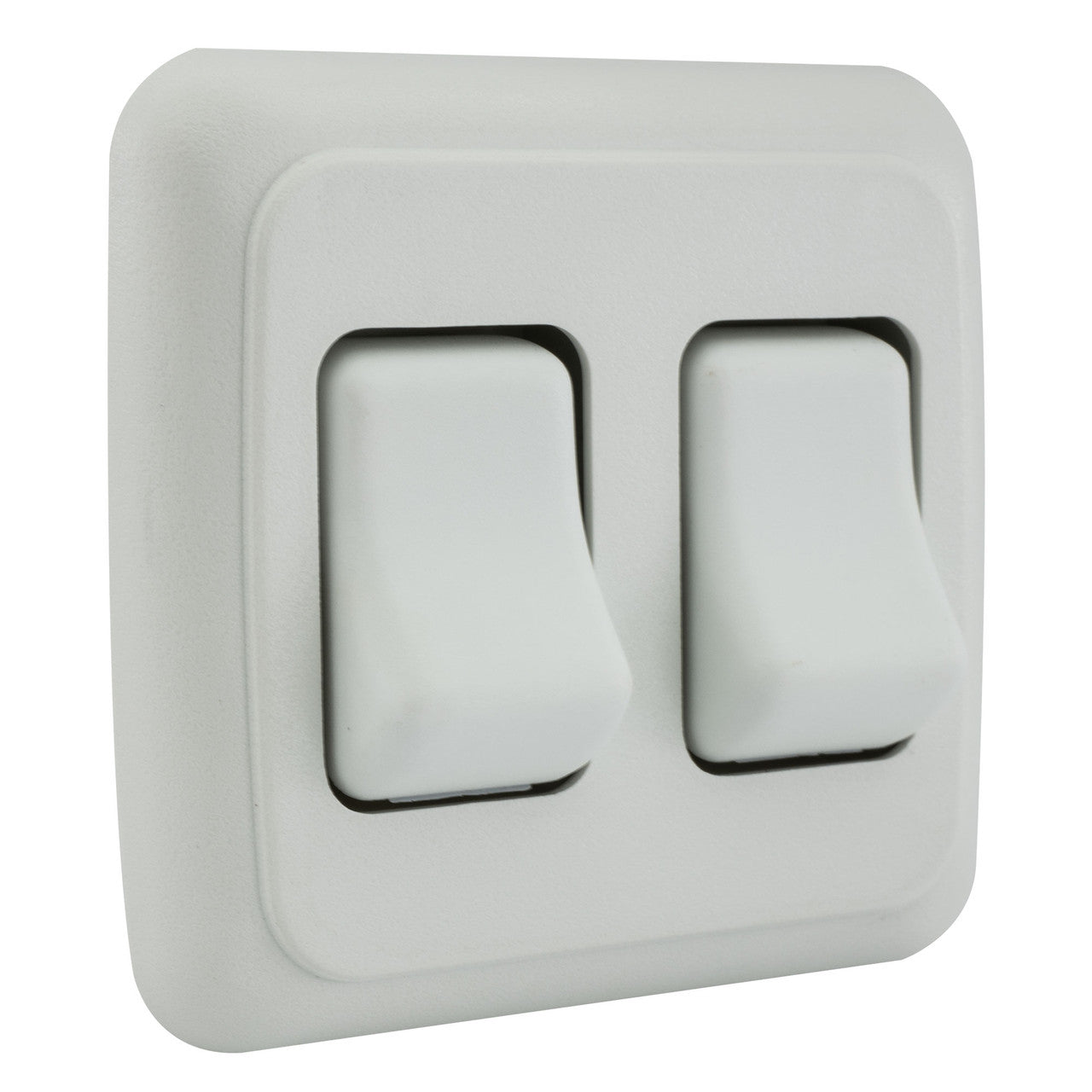 RV Switch | On / Off SPST Switch | 2 Gang Bezel | 12 Volt