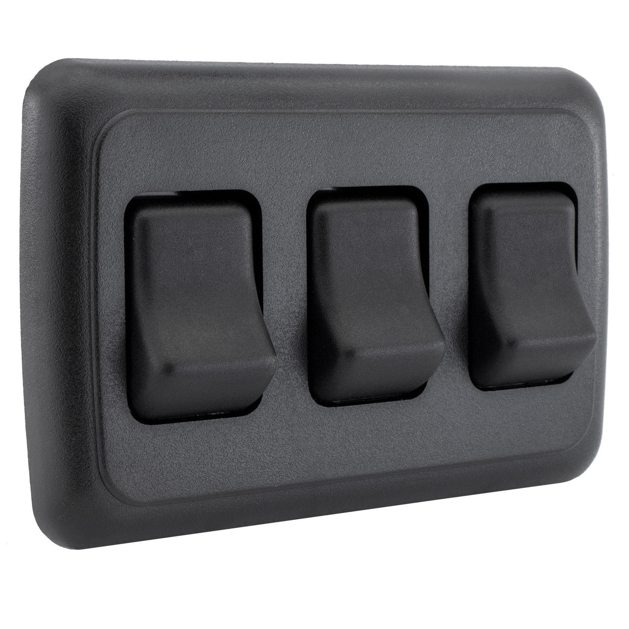 RV Switch | On / Off SPST Switch | 3 Gang Bezel | 12 Volt