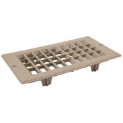 RV Floor Register | Undampered Vent | 4" x 8"