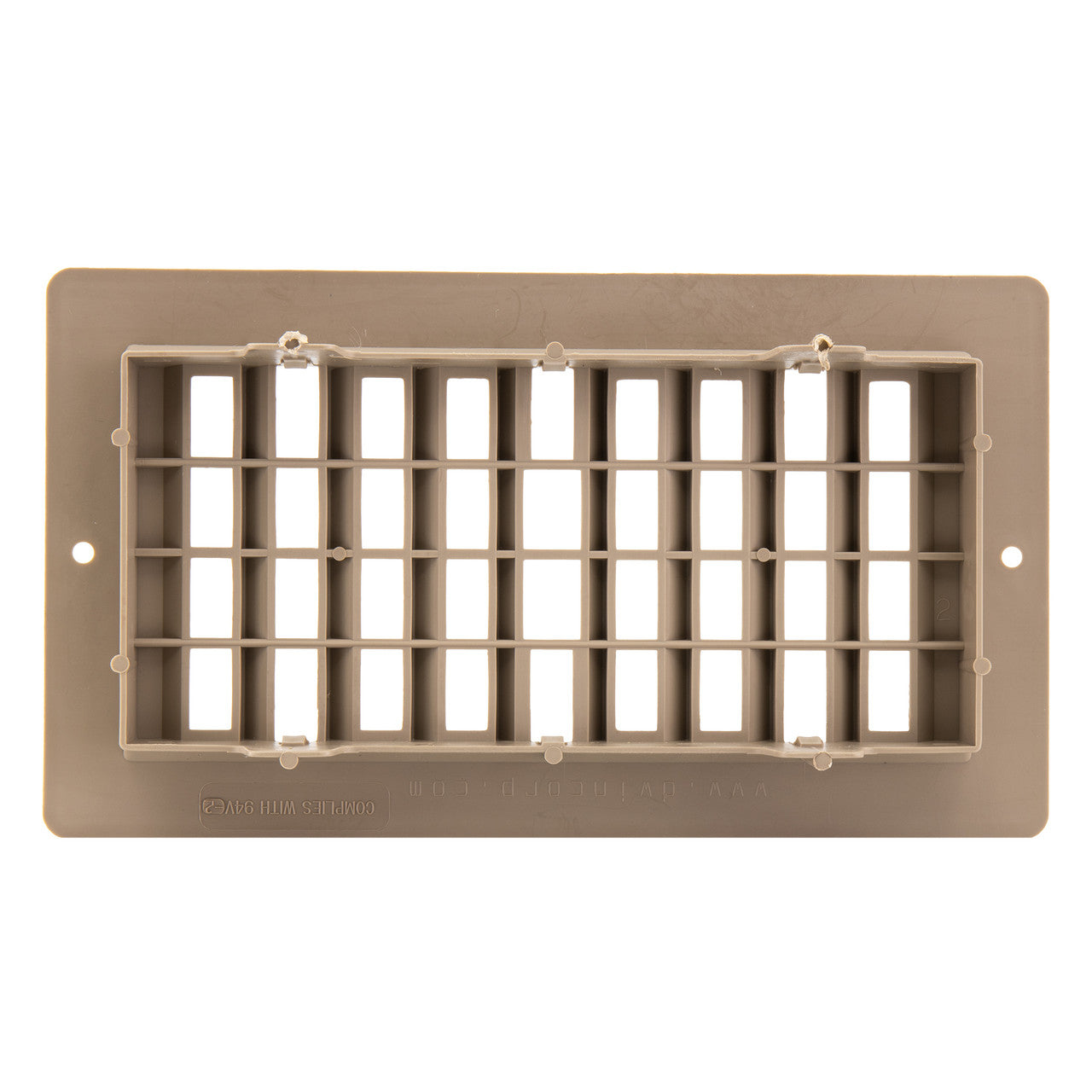 RV Floor Register | Undampered Vent | 4" x 8"