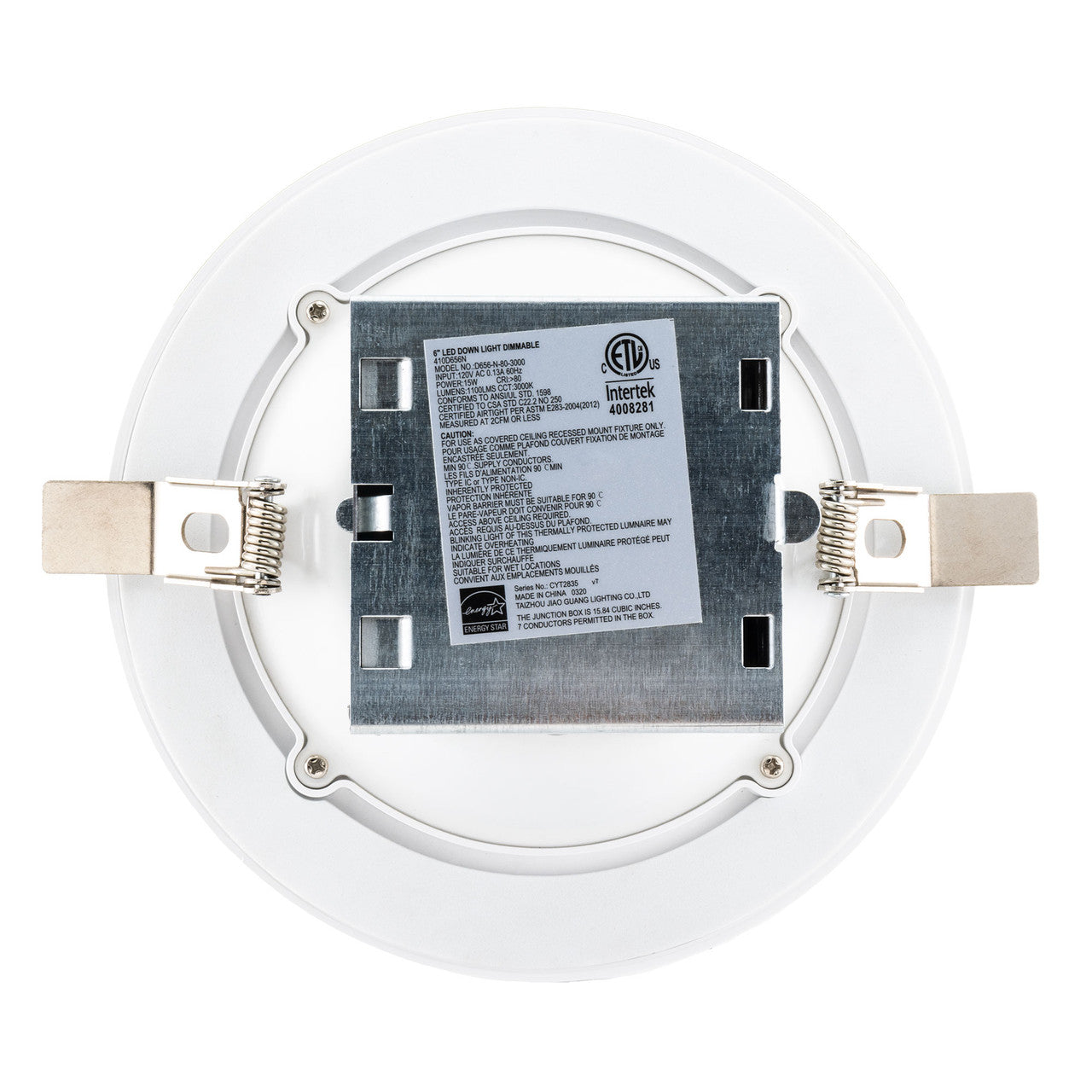 RV Recessed Ceiling Light | 6" LED 120V | Interior Lighting | Dimmable 12 Pack