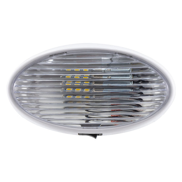 RV Oval LED Porch Light | Exterior Lighting for Entry Doorway  | 12V | Visibility & Safety at Night