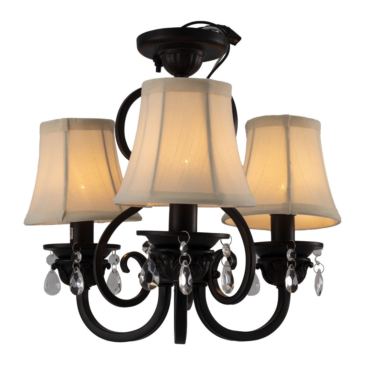 RV Ceiling Light Chandelier | 12V LED | Interior Lighting | Bronze Finish