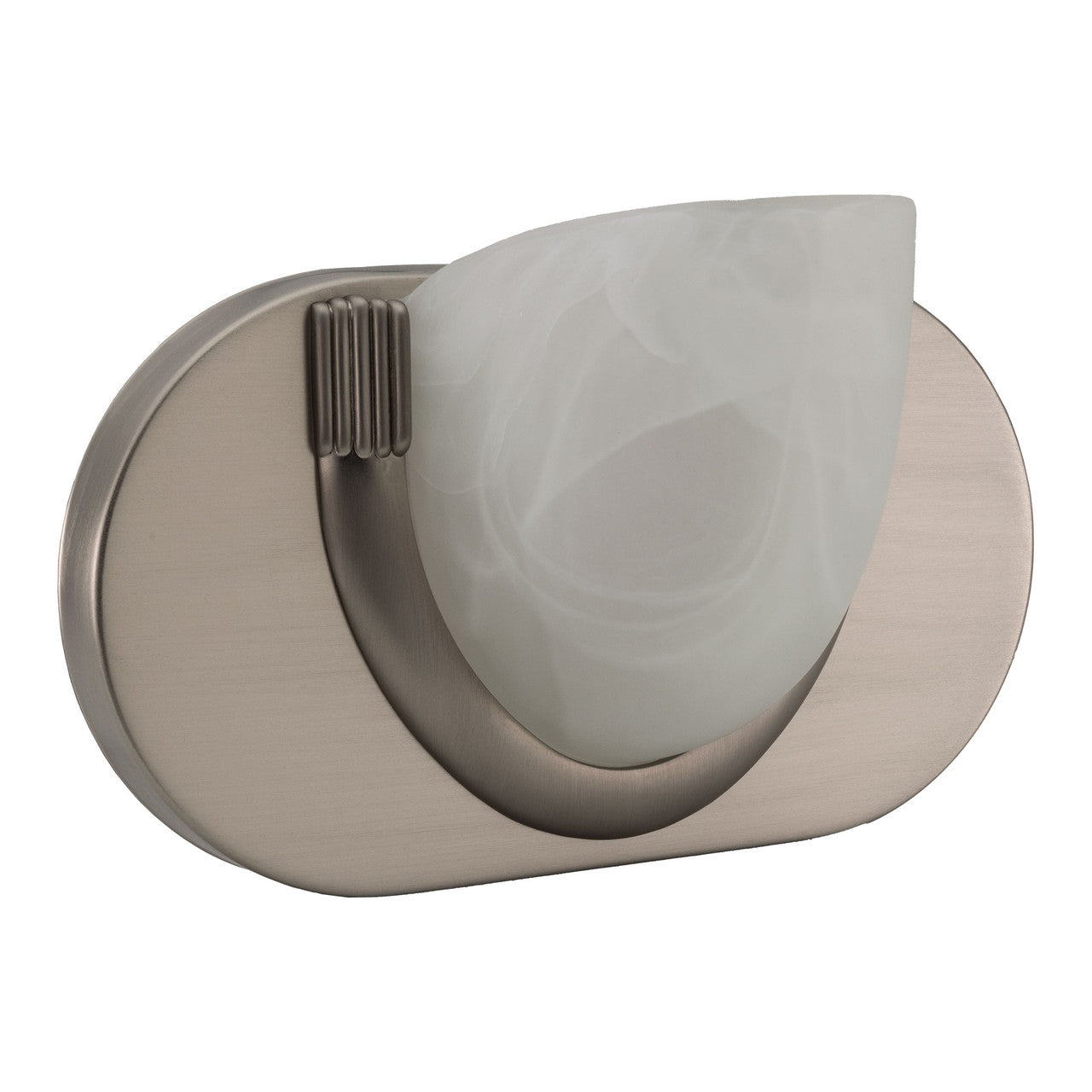 RV Wall Mounted Light | 12V LED | Interior Lighting |  Brushed Nickel with Frosted Sconce