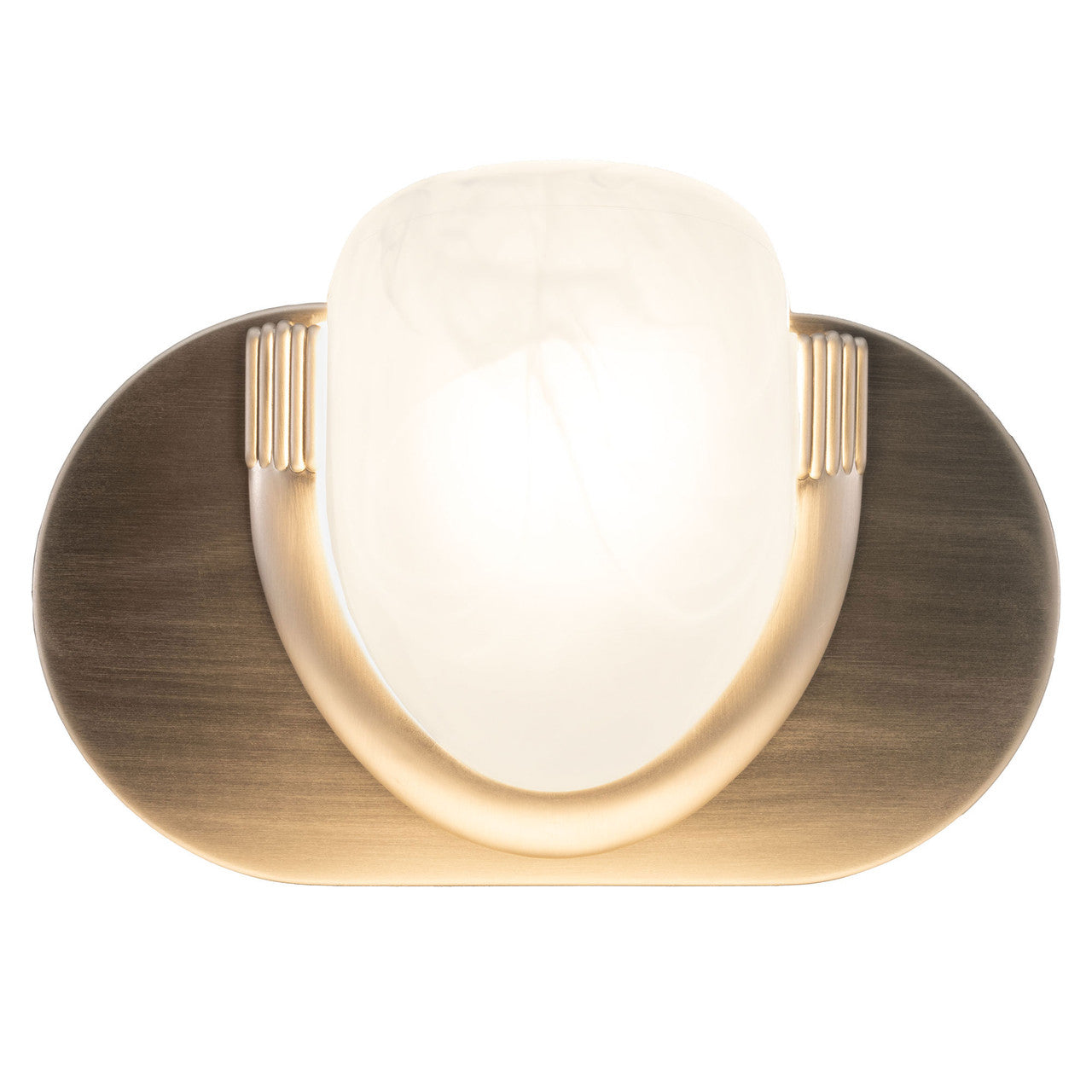 RV Wall Mounted Light | 12V LED | Interior Lighting |  Brushed Nickel with Frosted Sconce